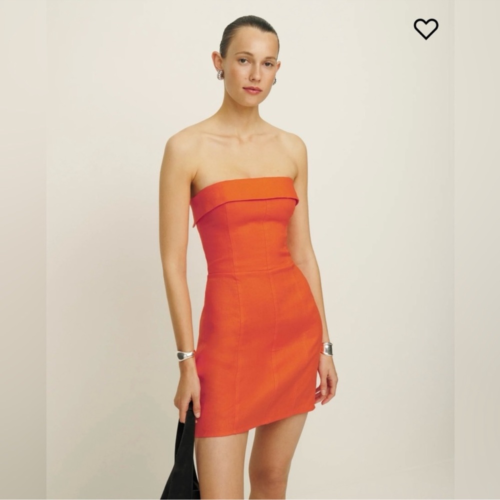 Reformation Madilyn Linen Dress Size 0